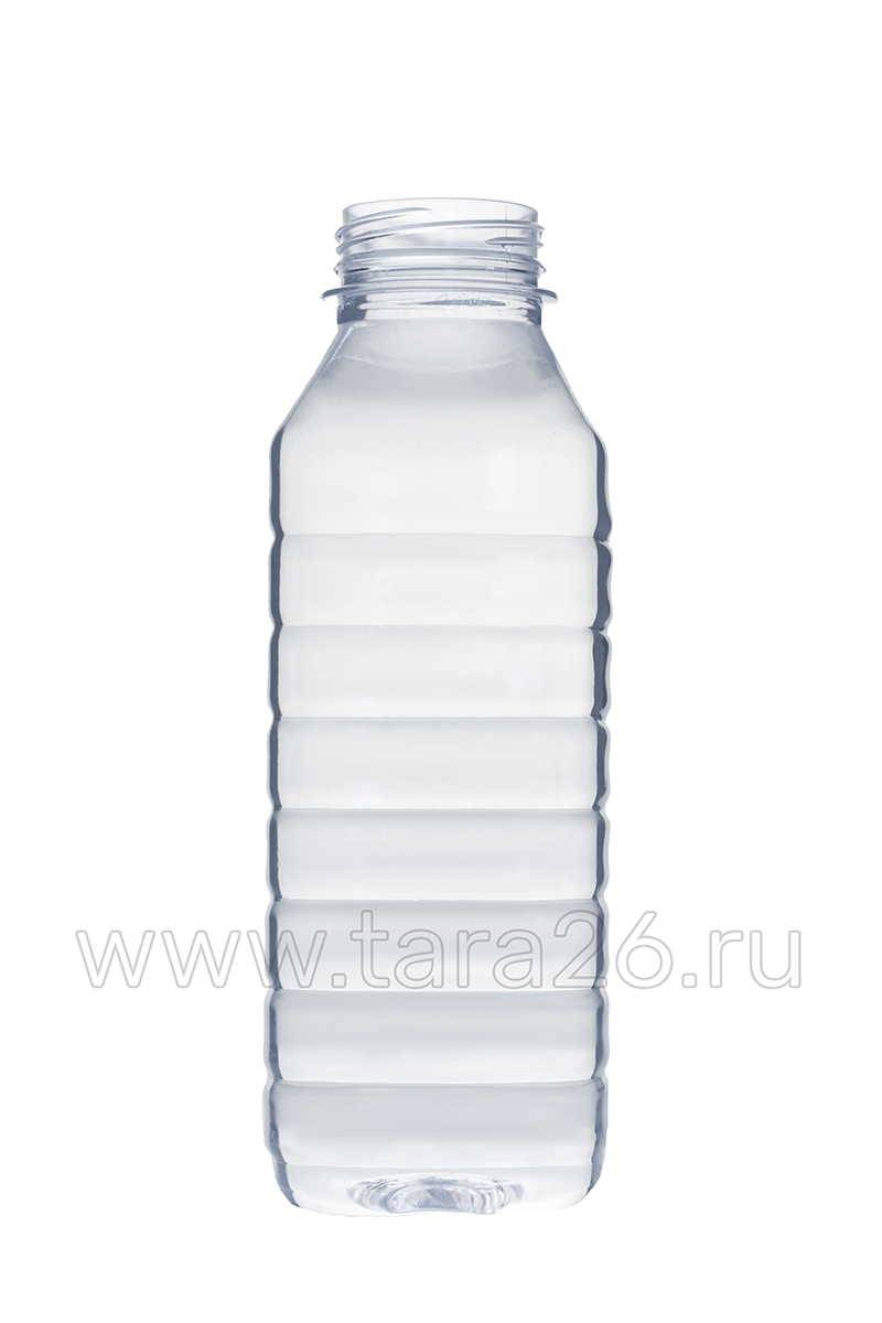 Бутылка квадратная 500 мл., горло 38 мм. высота-180, ширина-62,2